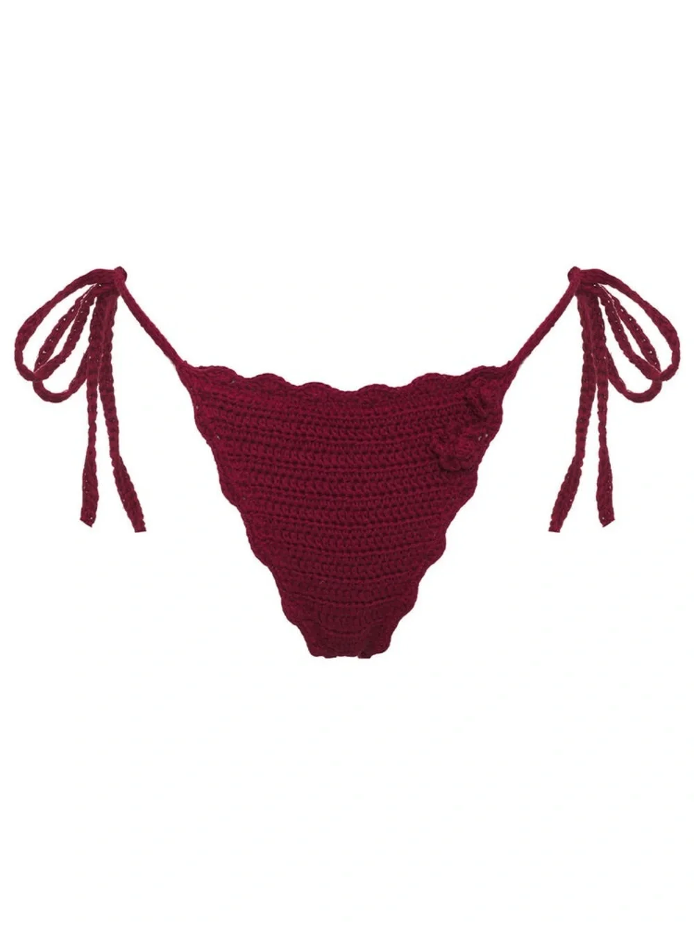 NWOT RARE FRANKIE’S BIKINIS Chloe Top & Mackenzie Bottoms Bikini Set in Ruby